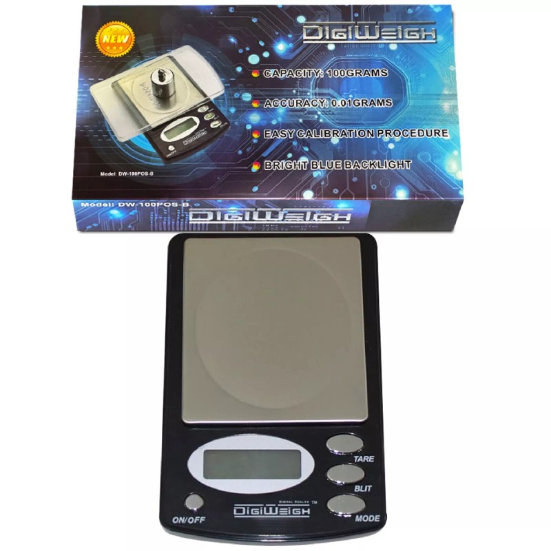 DIGIWEIGH 1000g/0.1g Electronic Digital Pocket Gold Kitchen Herbs Scale OZ
