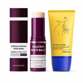 Do de Cuidado Facial y Cuello, Blsamo Multiuso en Barra 9 g y Crema para Cuello 150 g, Textura Suave, Aplicacin Rpida, para Rostro, Cuello y Escote,  