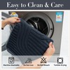 JPGGD - Funda para sofá seccional (1 pieza, gris oscuro,