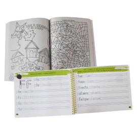 Editorial Garcia - Caligrafia 2 y Jumbo Fantasía – Libro de Caligrafia para niños- Cuaderno de escritura – Libro para colorear – Libros para desarrollar la motricidad