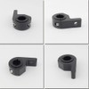 Motorcycle Bull Bar Mounting Bracket 2PCS Horizontal Light Mount Clamp