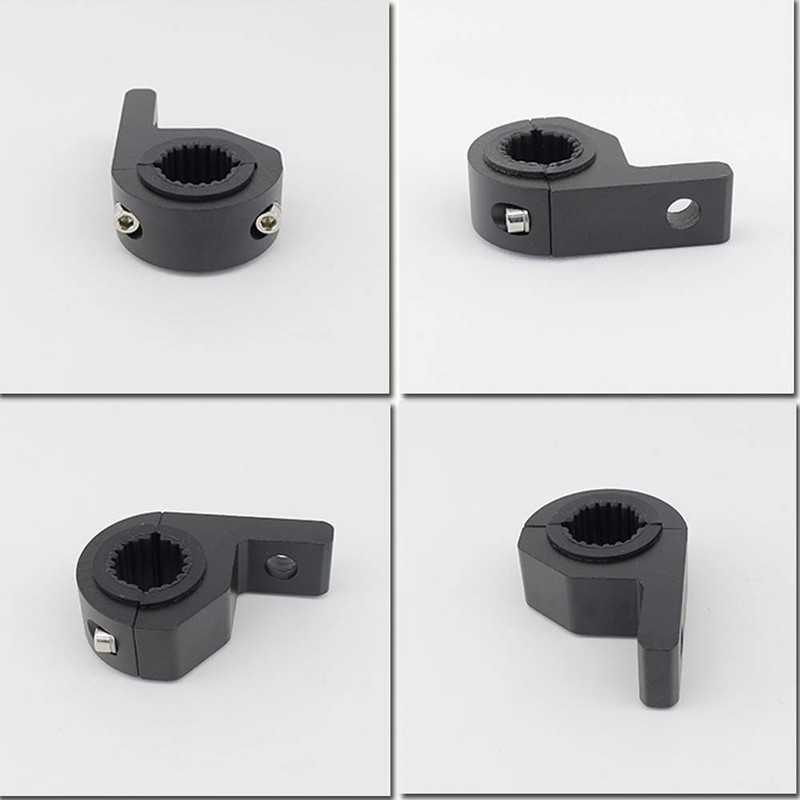 Motorcycle Bull Bar Mounting Bracket 2PCS Horizontal Light Mount Clamp