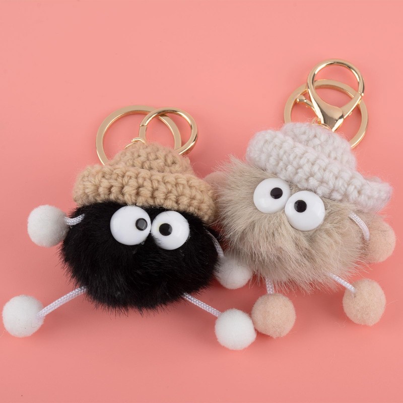 SSKHE Cute Keychain Cute Soft Plush Pendant, Plush Keychain for