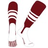 PEAR SOX OTC Baseball Softball Stirrup Socks (B, 7in) Cardinal,