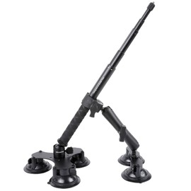 PellKing Suction Car Mount for Insta360 x5,x4, x3, x2, x,One RS,R Compatible with GoPro Max DJI OSMO 360 Camera 5 in 1 Suction Mount Kit for Action Cameras (Includes 44.9-inch Selfie Stick)