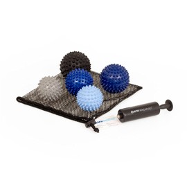 TheraPIE Massage Ball with Knobs Soft Deluxe Nubs Ball Hedgehog Ball Hardness Can Be Varied Various Diameters