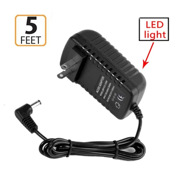 myw-tech AC/DC Power Adapter Charger Cord For X Rocker Ice