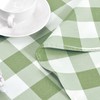 Hiasan Checkered Round Tablecloth 30 Inch - Waterproof Stain and