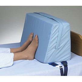Skil-Care Bed Foot Support, 24" W x 13" H x 10" D, Foam-Padded Foot Drop Prevention Device with Reversible 90 and 110 Degree Angles, 554040