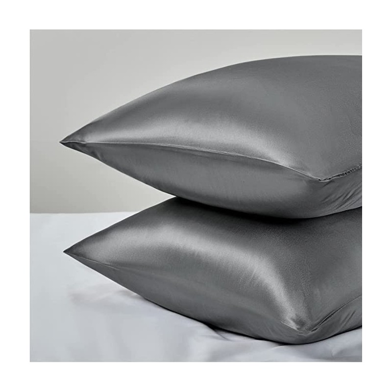 FOX-TECH Satin Pillowcase for Hair and Skin Set of 2,