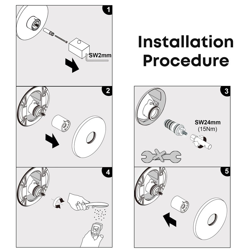 94282000 Temperature Control Unit with Brass Valve Stem Part No.