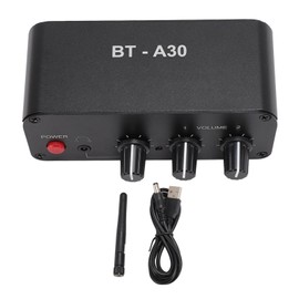 Bluetooth Sound Preamplifier 20dB Dual Op Amp NE5532 Stereo Preamp with RCA 3.5mm Port for Phono Turntable Speaker DC 5‑12V