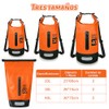 Bolsa Impermeable Seca 20L/30L/40L,Con Funda Impermeable Para Teléfono,Correa Larga Ajustable