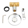 1/2 Angle Valve Copper Leakage Proof Concealed Installation Water Stop