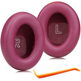 Replacement Earpads for Bose QuietComfort(QC) Ultra Wireless Headphones, Ear Pads Cushions with Softer Protein Leather and High Density Memory Foam for Noise Isolation(Ultra-Red)