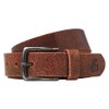 JACK & JONES Jacian Men's Leather Belt, Cognac