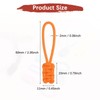 TIXIPEM Zipper Pull Replacement [12PCS] - Extender Woven Rope Zipper