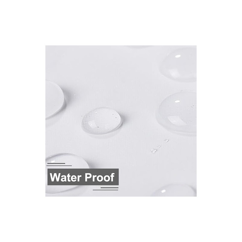 ABSENK Waterproof Shower Curtain for Window Inside Shower, 30 x