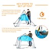 8.2'x8.2' Pop Up Canopy, 2023 Upgraded Outdoor Canopy, Portable Instant