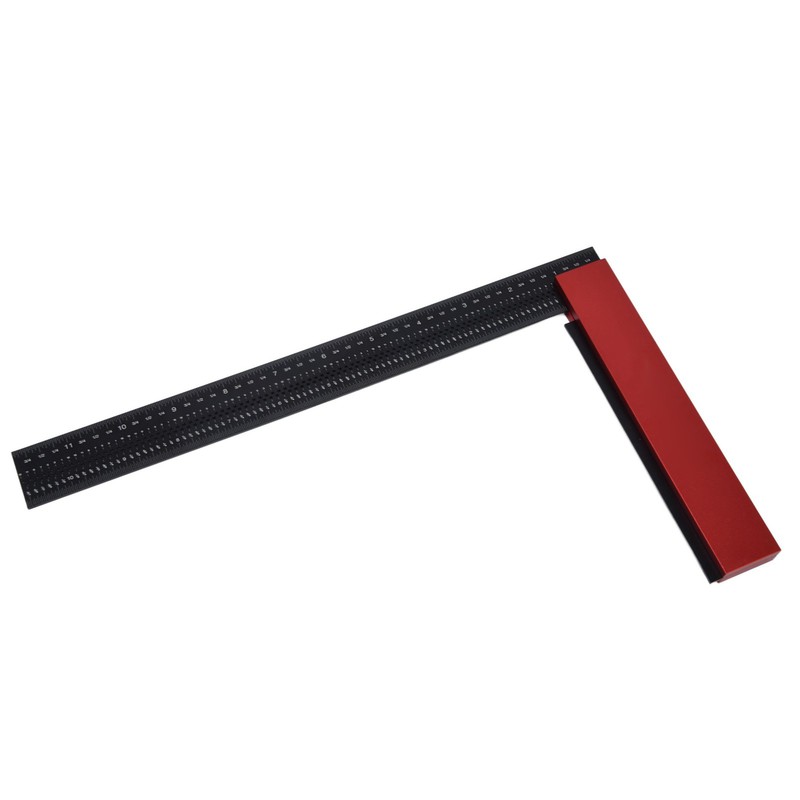 Woodworking Ruler 12in Accurate Carpenter Square L Shaped Right Angle