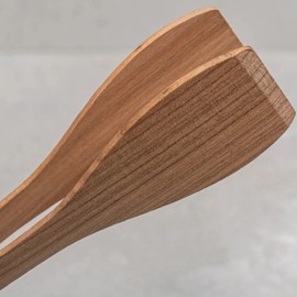 Heaven in Earth Cherry Wood Kitchen Tongs 30cm