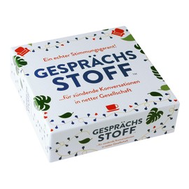 Monsterzeug Party Game Talk Piece XL, Quiz with Over 300 Questions, Funny Family Game, Knowledge Quiz for Adults, Card Game