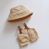 1 Set Doll Clothes 20 cm, Brown Hat and Brown