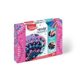 Maped CREATIV 907053 Velvet Mosaics Craft Set, Cardboard, Colourful, 1 Set