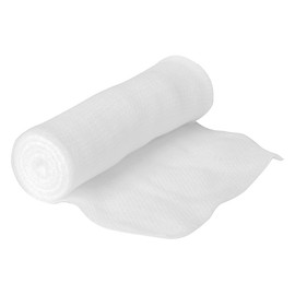 Laroal 6 Rolls Gauze Bandage Rolls 10cm X 4.5m Bandage With Elasticized Skimmed Gauze For Dressing All Types Of Wounds