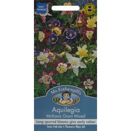 Mr Fothergill's 13701 Flower Seeds, AQUILEGIA McKana Giant Mixed