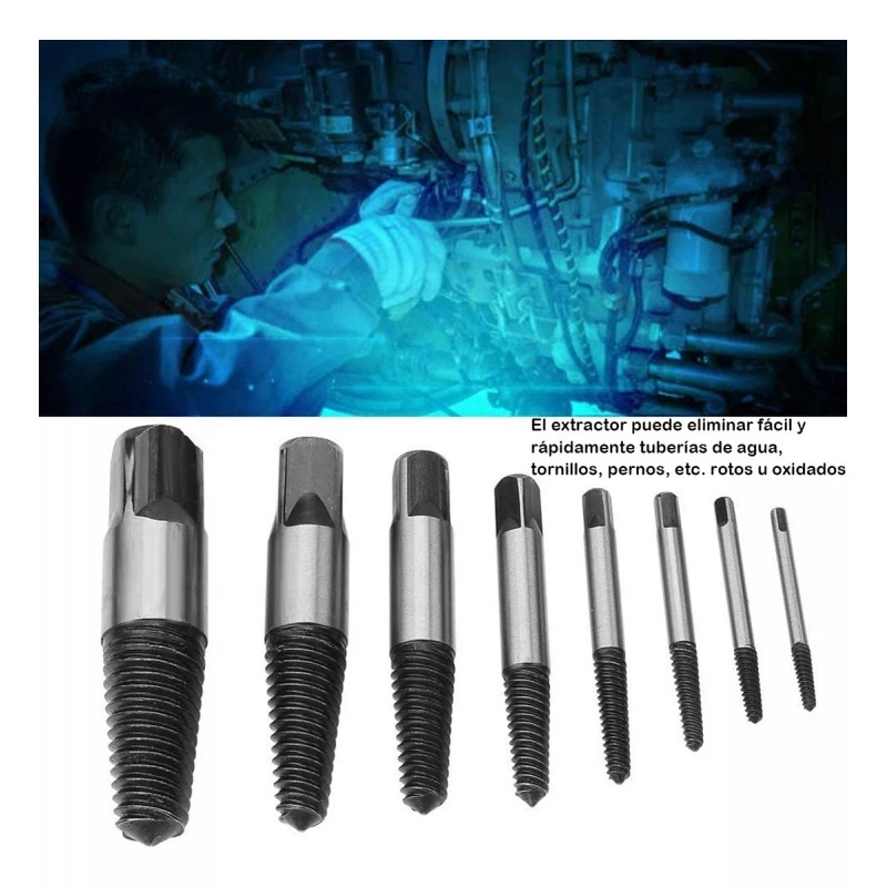 Generic 8 Piezas Rotas Dañadas Tubo De Agua Extractor Extractor