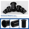 Glarks 100Pcs 5/16”-18UNC Rivet Nuts Kit Black Zinc Plated Carbon