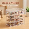 PIPITREE Acrylic Drawer Organizer, Clear Desk Organizer with Drawer, Plastic