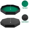 Gesserit Dice Board with Felt Pad, Green Felt Lined PU