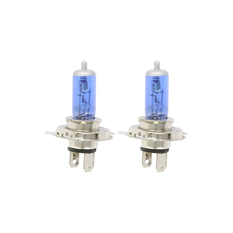 Carpriss 70721043 Xenon Type Halogen H4 Bulb Set - Blue