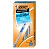 BIC Round Stic Grip Xtra Comfort Ball Pen, Medium Point