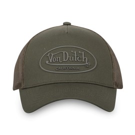 Von Dutch Cap Men and Women Trucker Log Grey L07