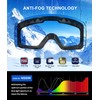 NSSIW Ski Goggles for Men Women Youth, OTG Snowboard Goggles/Snow