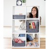 Three by Three Seattle felt·like·it!™ Medium Cubby Storage Bin Set