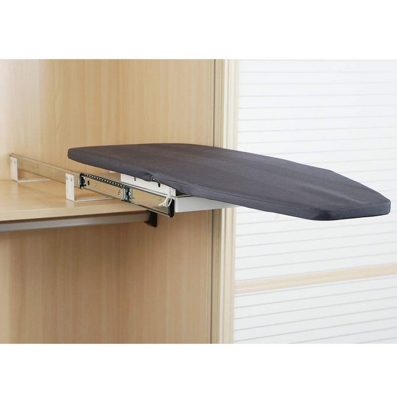 SAROSORA Retractable Ironing Board Closet Pull-Out Stow Away in The