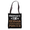 Dog Property Of A German Shorthaired Pointer Tote Bag