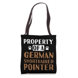 Dog Property Of A German Shorthaired Pointer Tote Bag