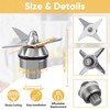 Wet Blender Blade Replacement Parts, Fit for Vitamix Immersion 5200