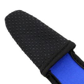 Xhziy Fishing Single Finger Glove Breathable Sports Elastic Gloves Red Blue for Outdoor Fishing 2PCS