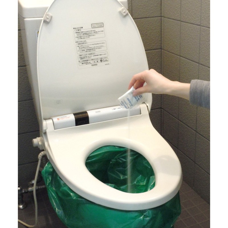 【まとめ買い】ケンユー 災害 断水時に 緊急対策用トイレ袋 ニューベンリー袋 5枚入
