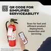 Kidde Commercial-Grade Fire Extinguisher for Office, Schools, Rechargeable 1A10BC