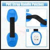 Hihaha 2pcs Universal PVC Strap Handle Patches Carry Grab Handle