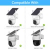 HOLACA Gutter Mount Compatible with Aosu Solar Security Camera Wireless