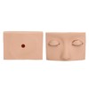 Eyelash Mannequin Head Practice Realistic Half Face Makeup Head Training