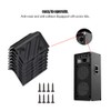 8PCS Thickening Speaker Corner with Screw Kits, Protector Plastic Right-Angle